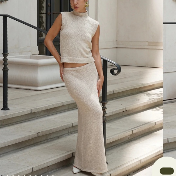 Meshki - Moira Boucle Maxi Skirt - Picture 2 of 5